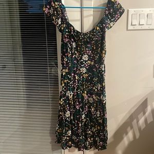 Old Navy Black Floral Cami Dress